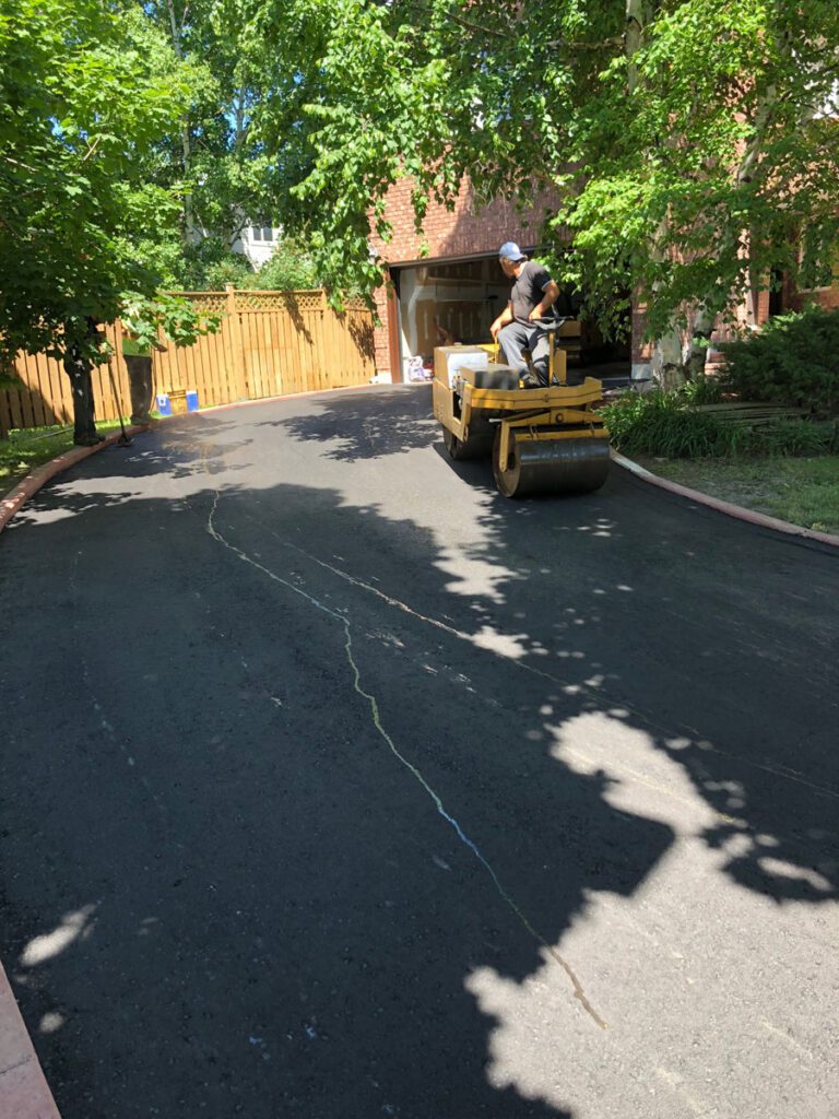Asphalt Driveway Paving Project