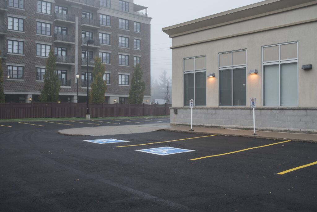 line painting for parking spot
