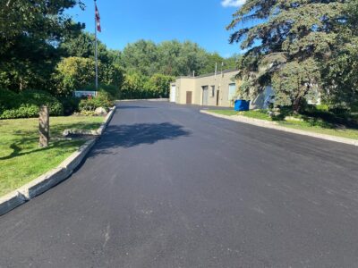 asphalt-paving-for factory driveway