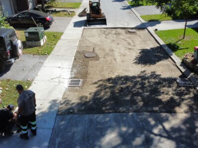 road preparation for asphalt installation